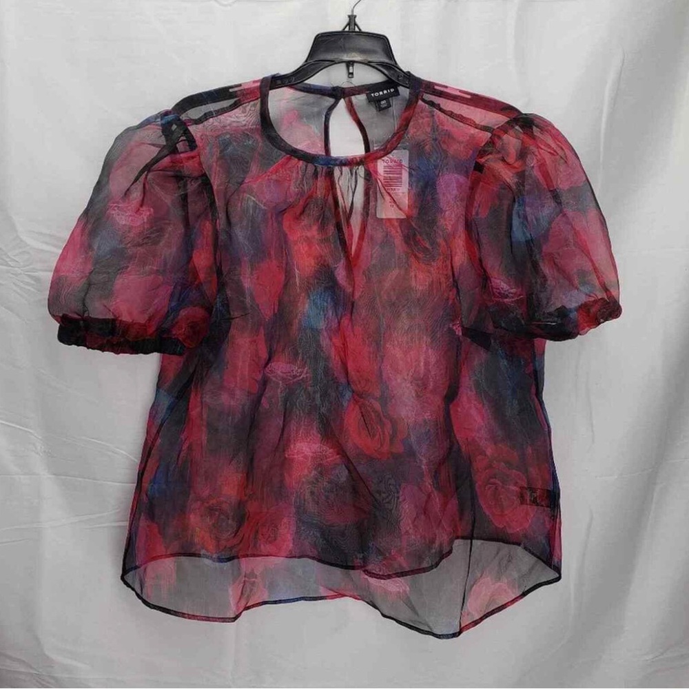 COPY - Torrid Sheer Floral Top